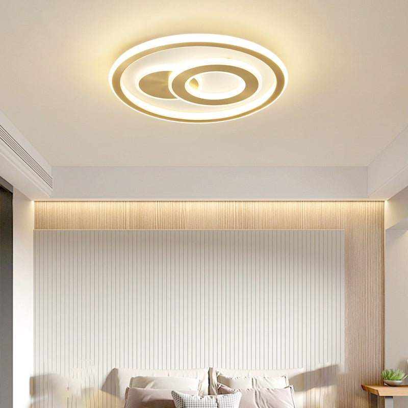 Minimalist Ceiling Lighting Fixture Geometric LED Flush Mount Light Fixture