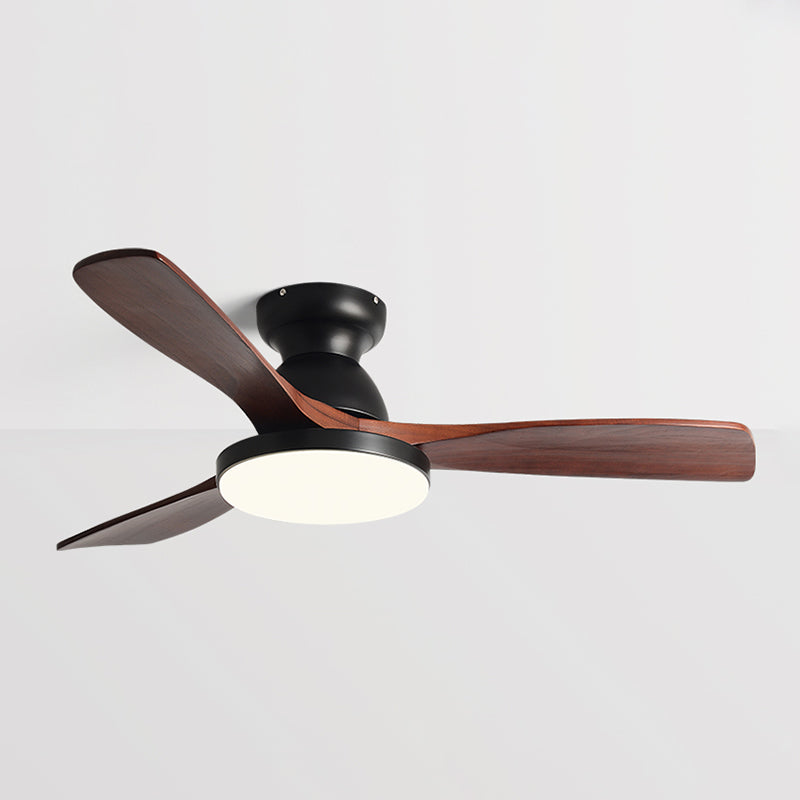 Black / White / Grey Fan Light Metal and Acrylic LED 3 - Blades Modern Ceiling Fan