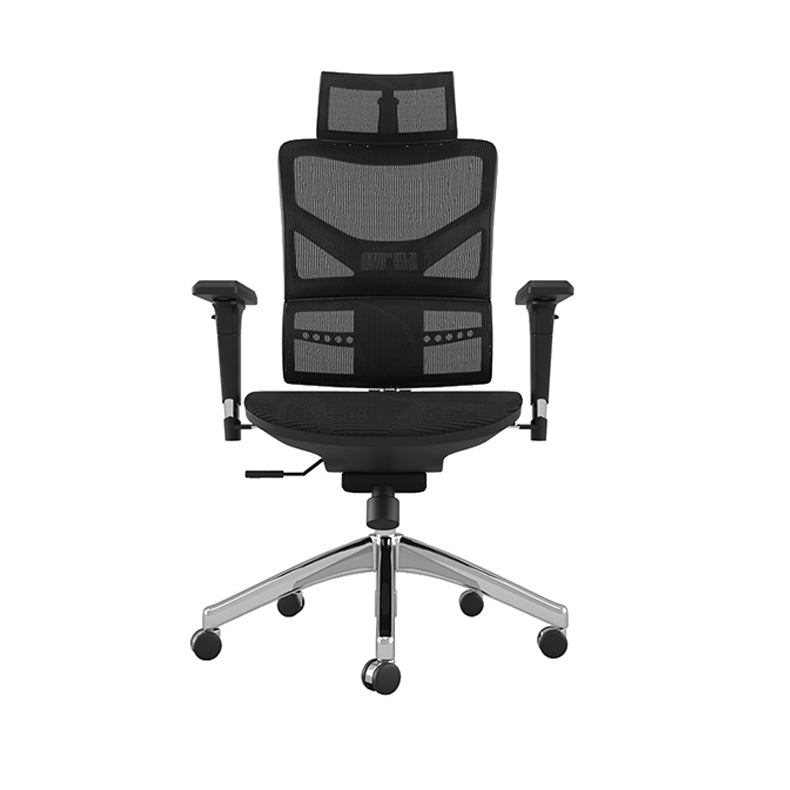 Modern Chair Removable Arms Adjustable Seat Height Office Chair with Breathable Back