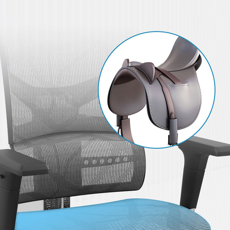 Modern Chair Removable Arms Adjustable Seat Height Office Chair with Breathable Back