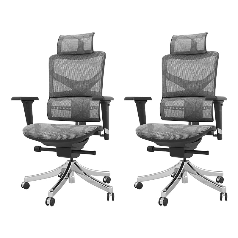 Modern Chair Removable Arms Adjustable Seat Height Office Chair with Breathable Back