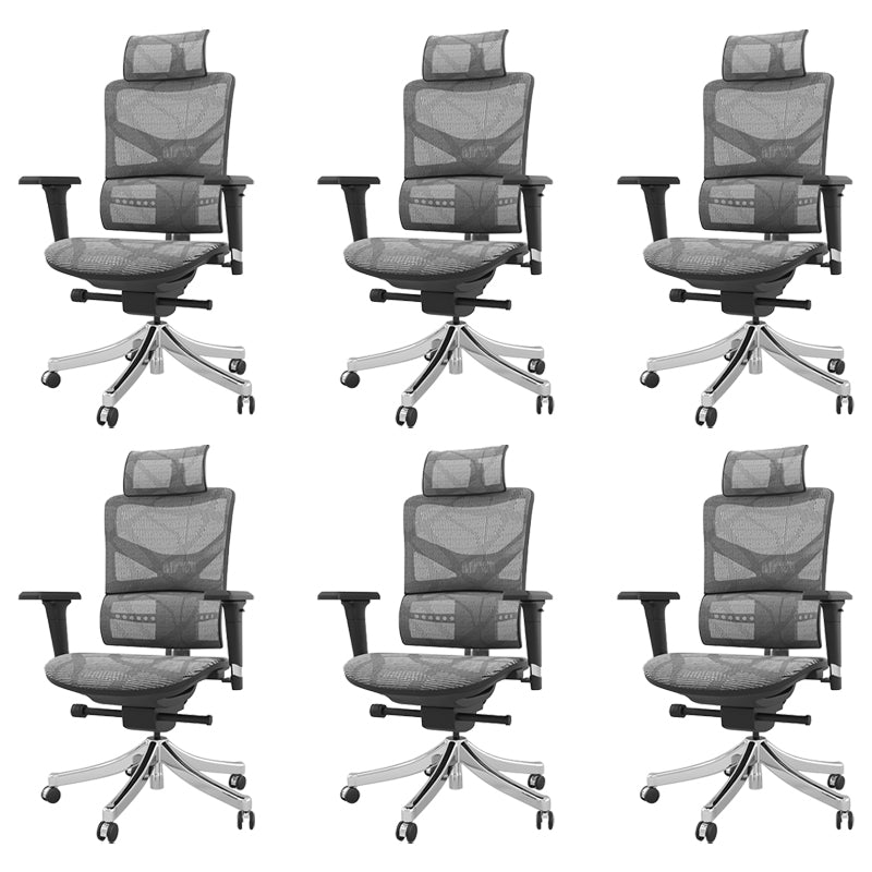 Modern Chair Removable Arms Adjustable Seat Height Office Chair with Breathable Back