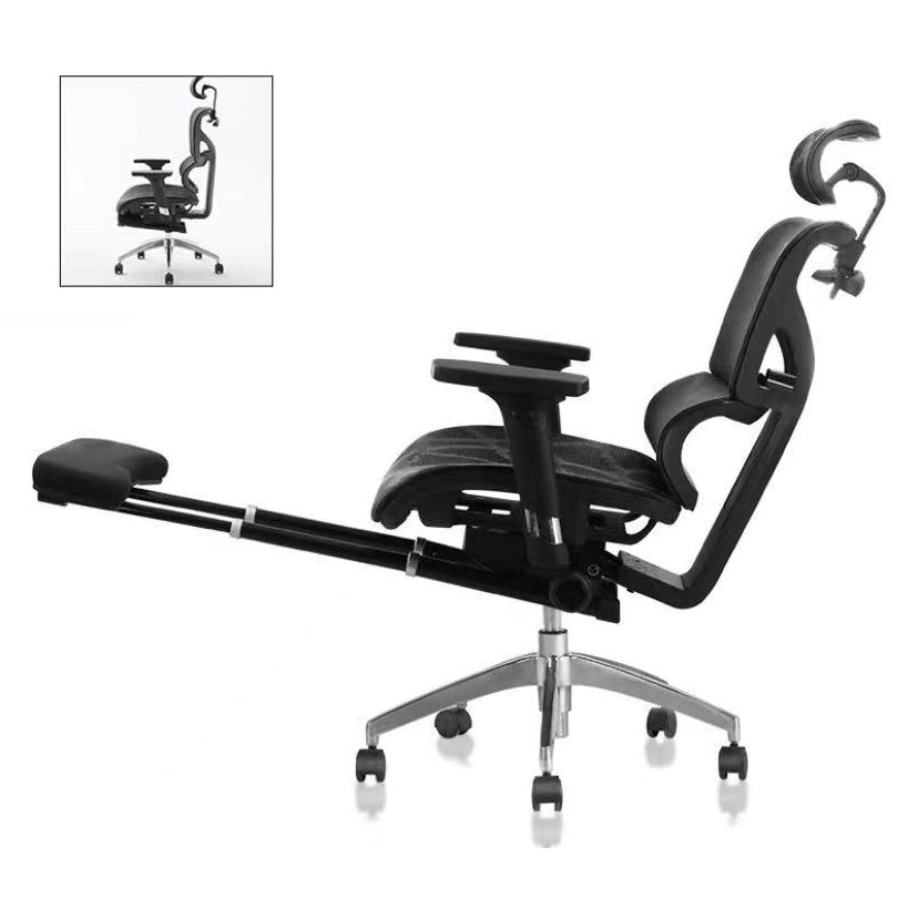 Modern Chair Removable Arms Adjustable Seat Height Office Chair with Breathable Back