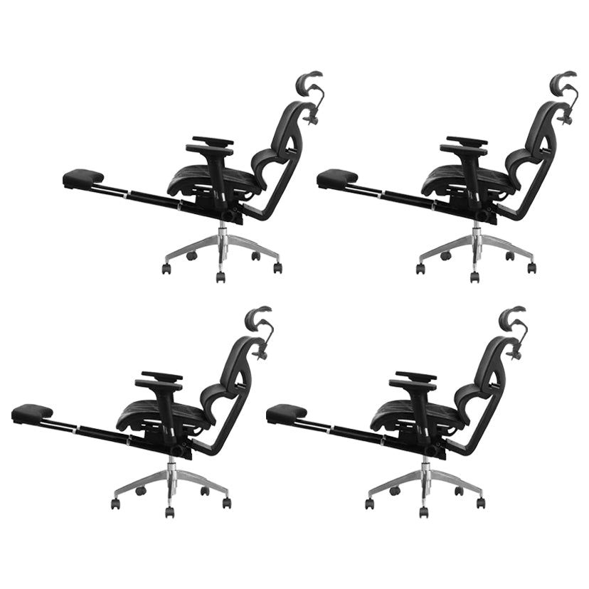 Modern Chair Removable Arms Adjustable Seat Height Office Chair with Breathable Back