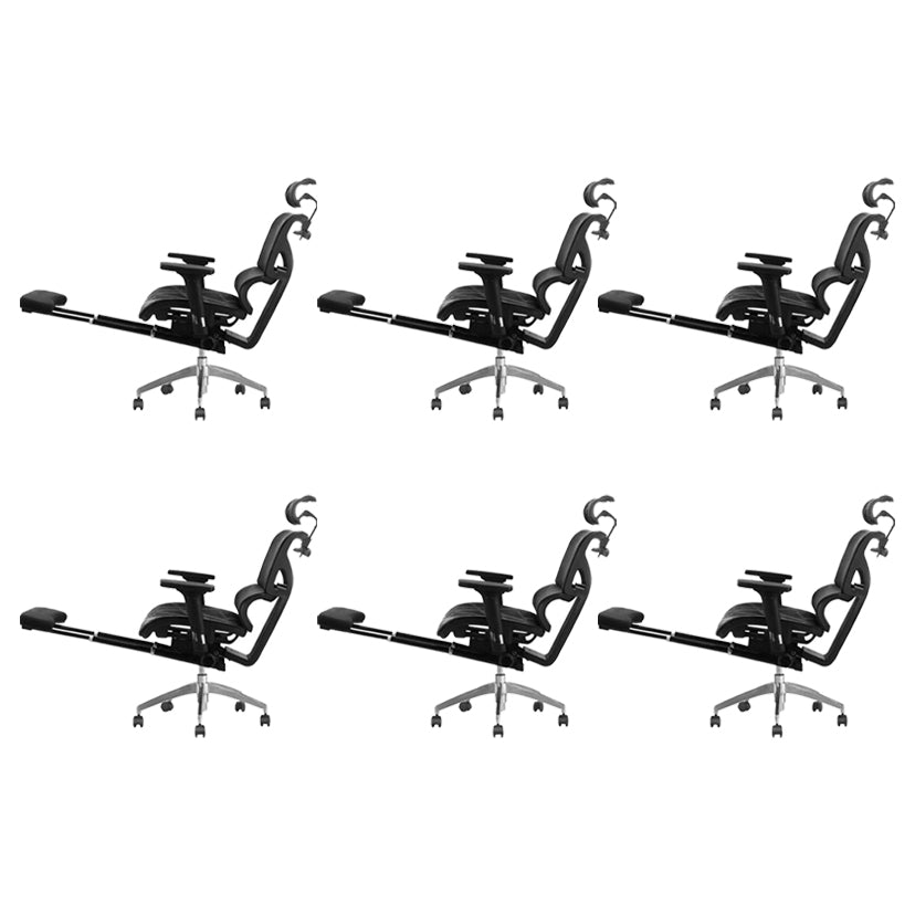 Modern Chair Removable Arms Adjustable Seat Height Office Chair with Breathable Back