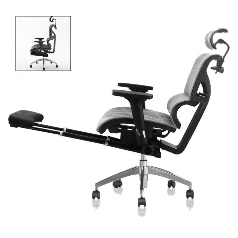 Modern Chair Removable Arms Adjustable Seat Height Office Chair with Breathable Back