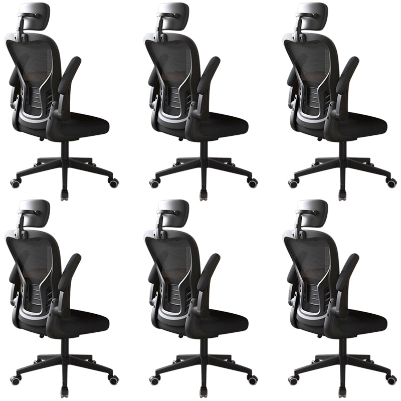 Modern Office Chair Adjustable Seat Height Swivel Chair with Breathable Back