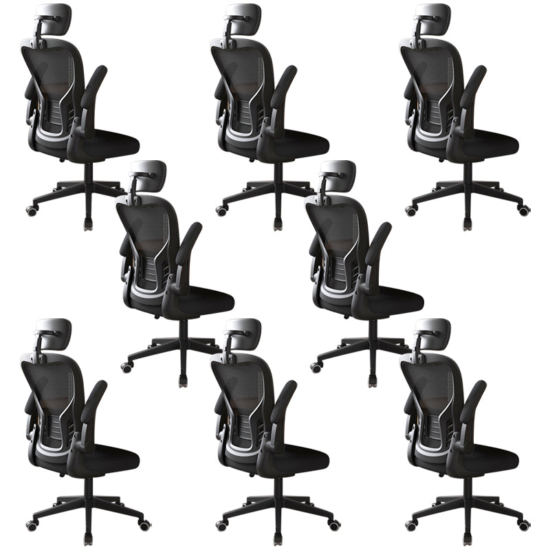 Modern Office Chair Adjustable Seat Height Swivel Chair with Breathable Back