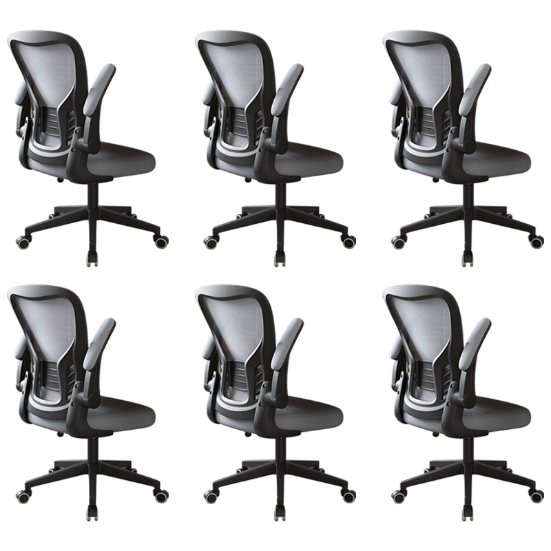 Modern Office Chair Adjustable Seat Height Swivel Chair with Breathable Back