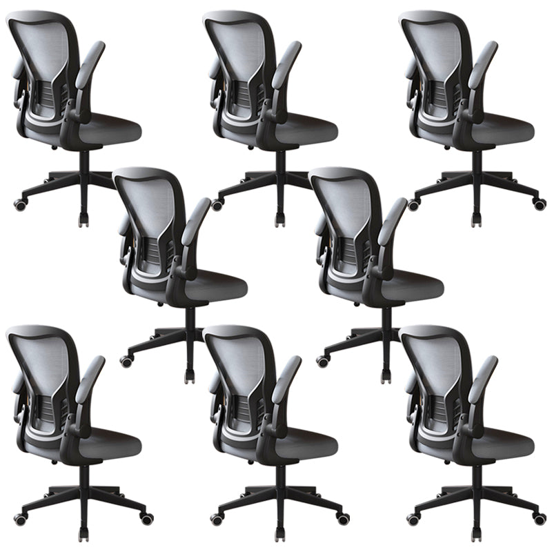 Modern Office Chair Adjustable Seat Height Swivel Chair with Breathable Back