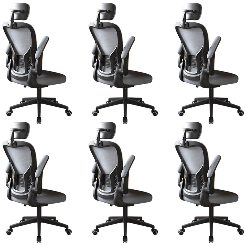 Modern Office Chair Adjustable Seat Height Swivel Chair with Breathable Back