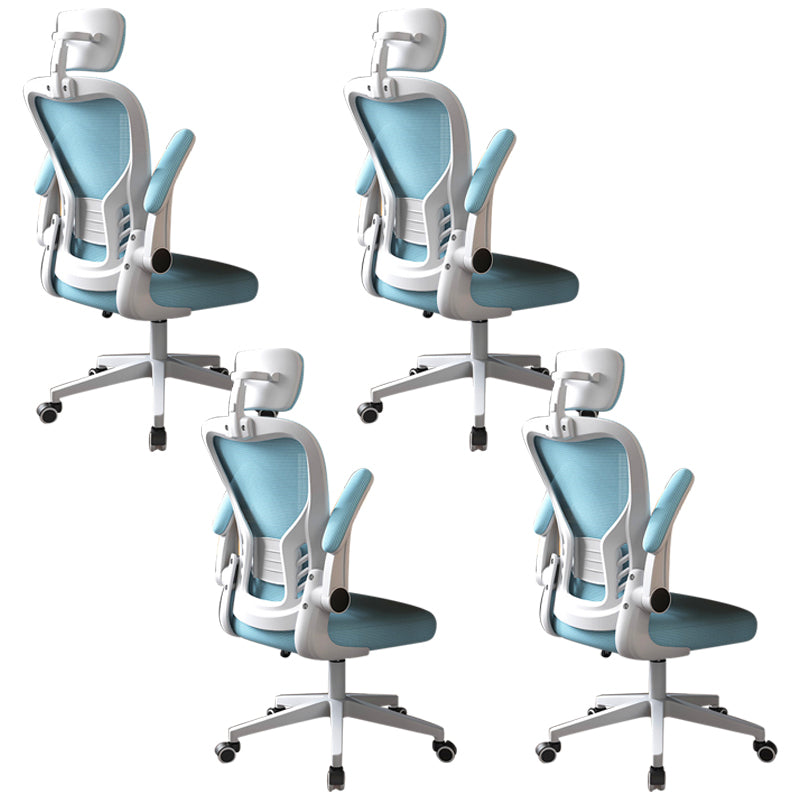 Modern Office Chair Adjustable Seat Height Swivel Chair with Breathable Back