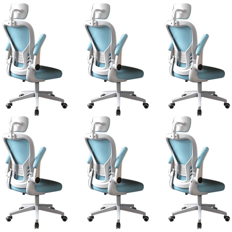 Modern Office Chair Adjustable Seat Height Swivel Chair with Breathable Back