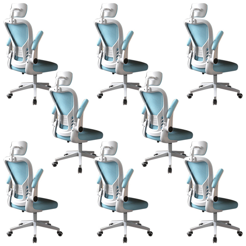 Modern Office Chair Adjustable Seat Height Swivel Chair with Breathable Back