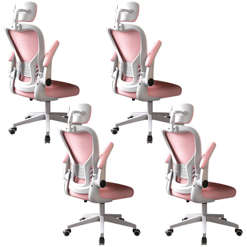 Modern Office Chair Adjustable Seat Height Swivel Chair with Breathable Back