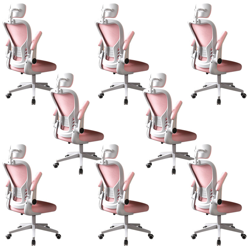 Modern Office Chair Adjustable Seat Height Swivel Chair with Breathable Back