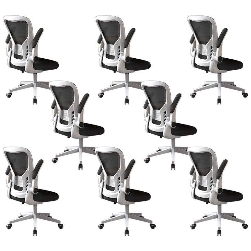 Modern Office Chair Adjustable Seat Height Swivel Chair with Breathable Back