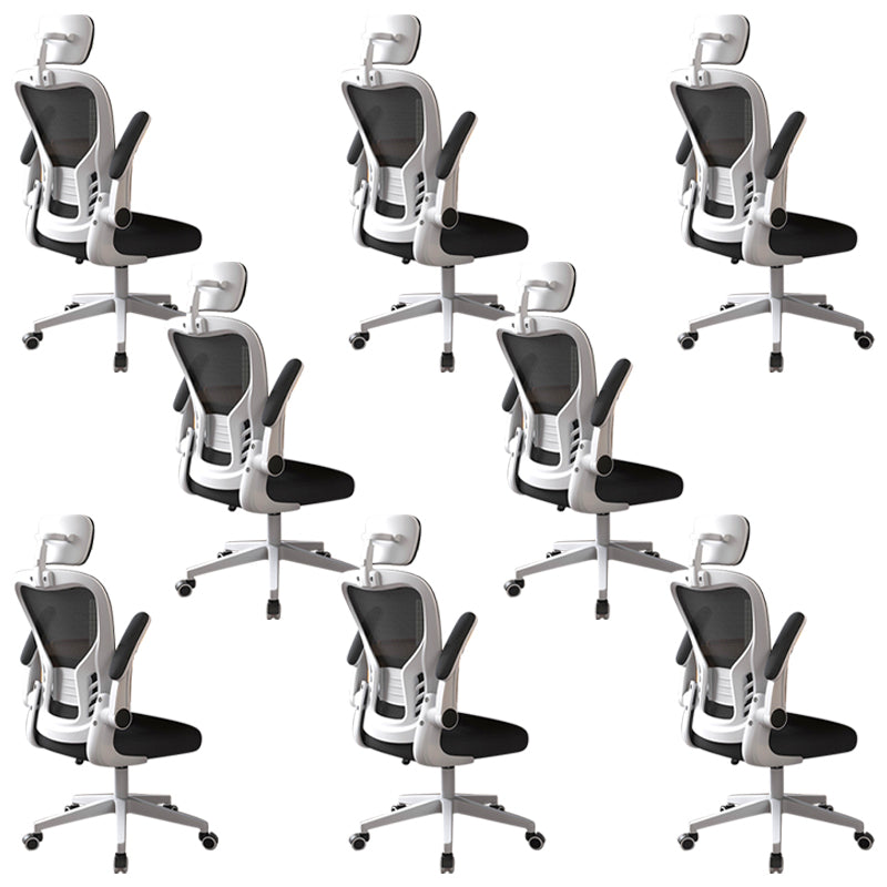 Modern Office Chair Adjustable Seat Height Swivel Chair with Breathable Back