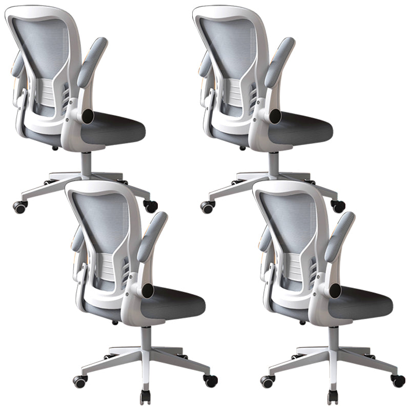 Modern Office Chair Adjustable Seat Height Swivel Chair with Breathable Back