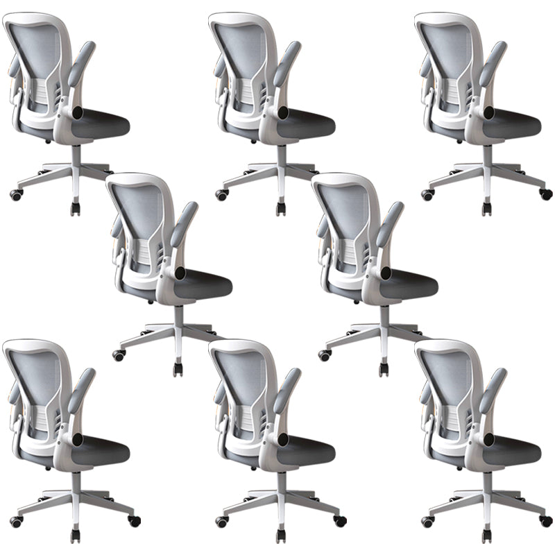 Modern Office Chair Adjustable Seat Height Swivel Chair with Breathable Back