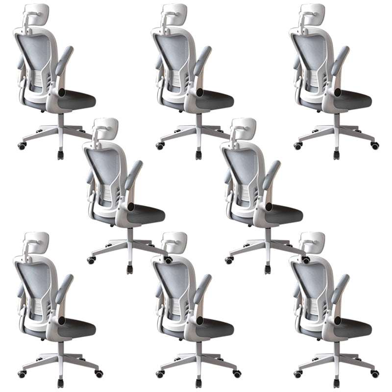 Modern Office Chair Adjustable Seat Height Swivel Chair with Breathable Back