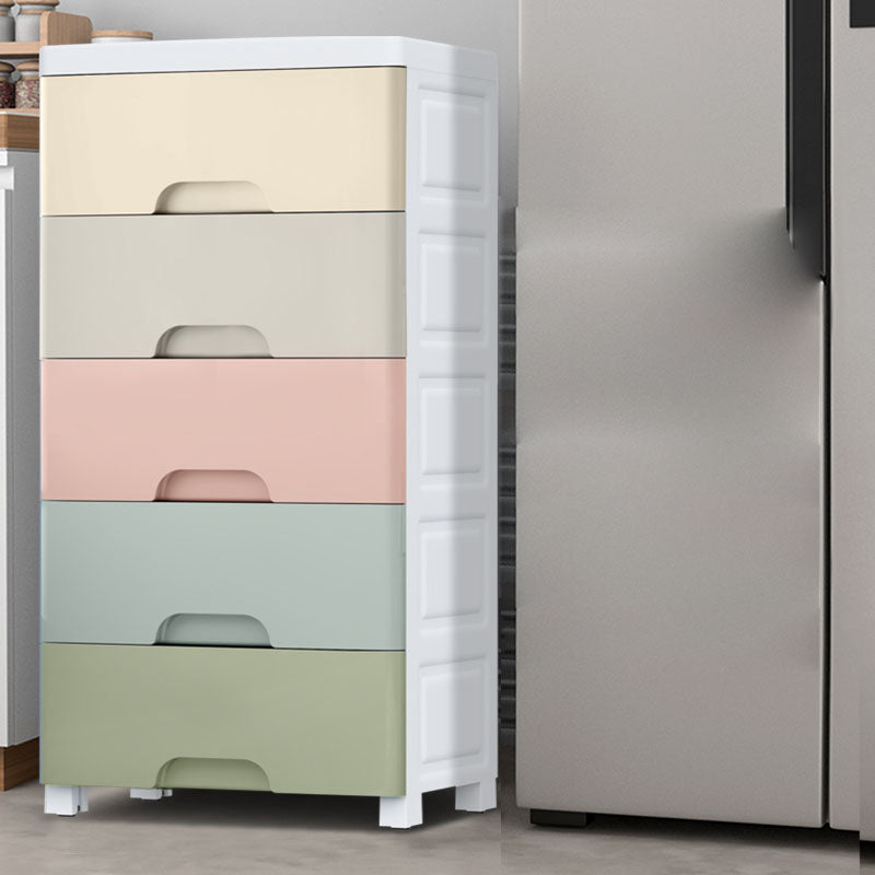 Scandinavian Kids Dressers Plastic Kids Furniture for Bedroom