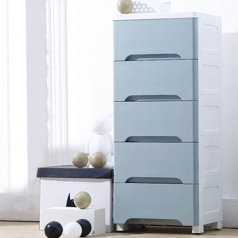 Modern Chest Dressers Plastic Kids Nightstand with 5/6 Drawers