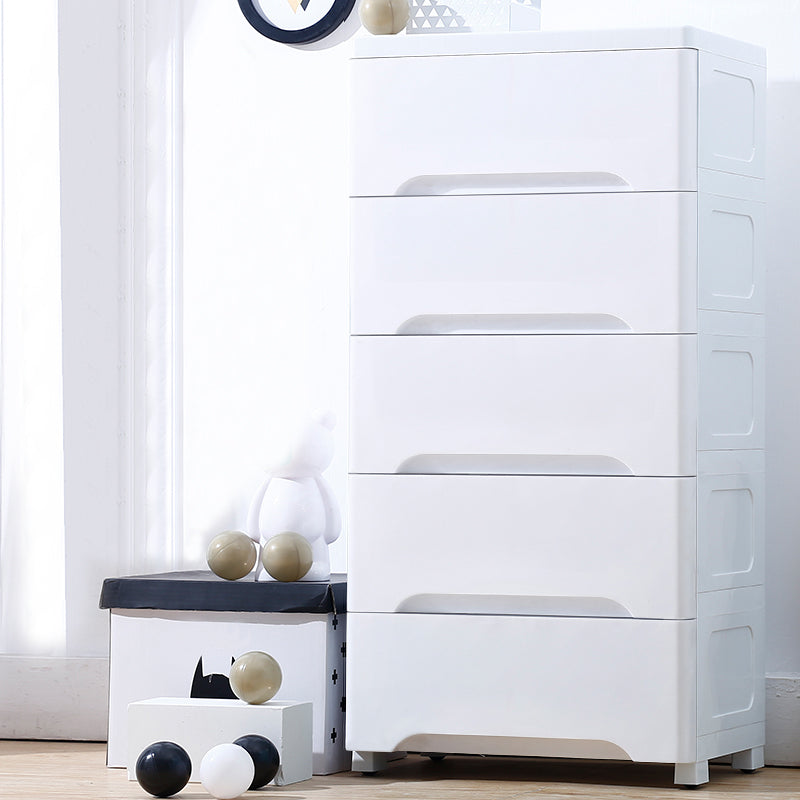 Modern Chest Dressers Plastic Kids Nightstand with 5/6 Drawers