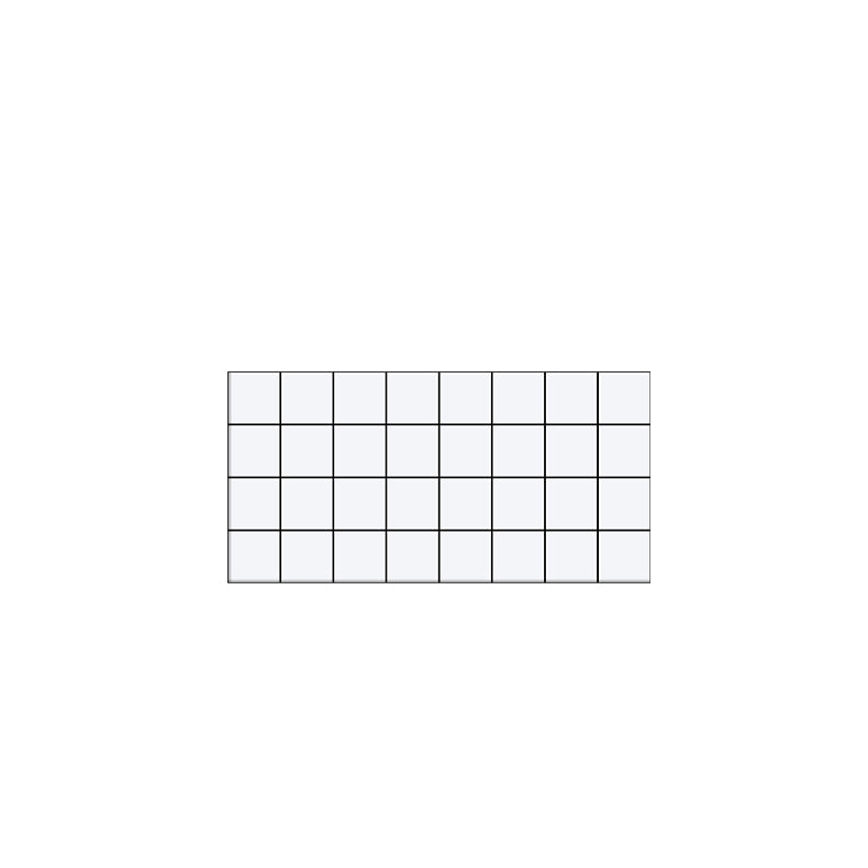 Rectangular PVC 12" X 23" 6-Pack Peel and Stick Wall Tile Kitchen and Bathroom Backsplash