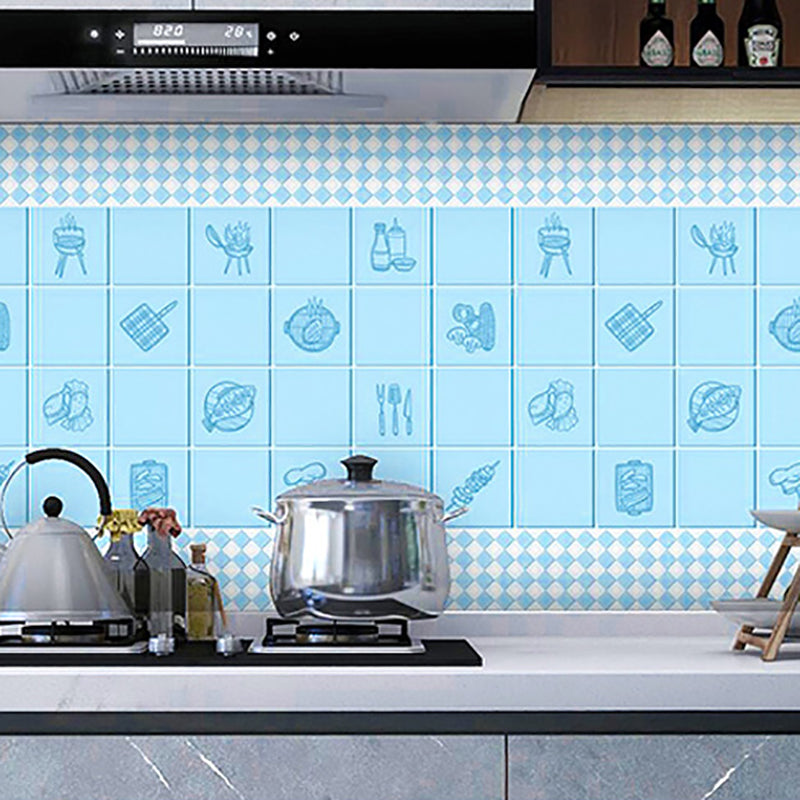 Wallpaper Wall Protective Film Waterproof Moisture-proof Oil-proof Kitchen and Bathroom