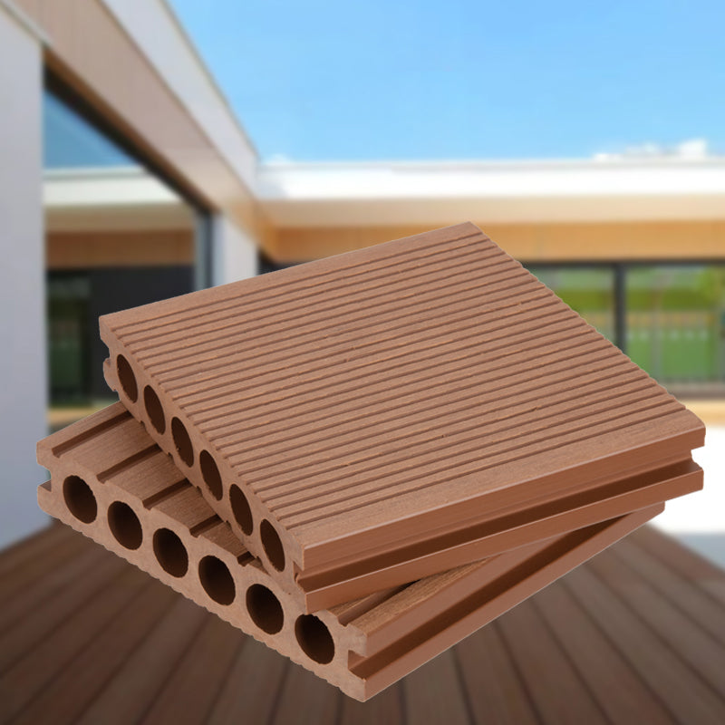 Composite Deck Tiles Pure Color Water Resistant Outdoor Flooring