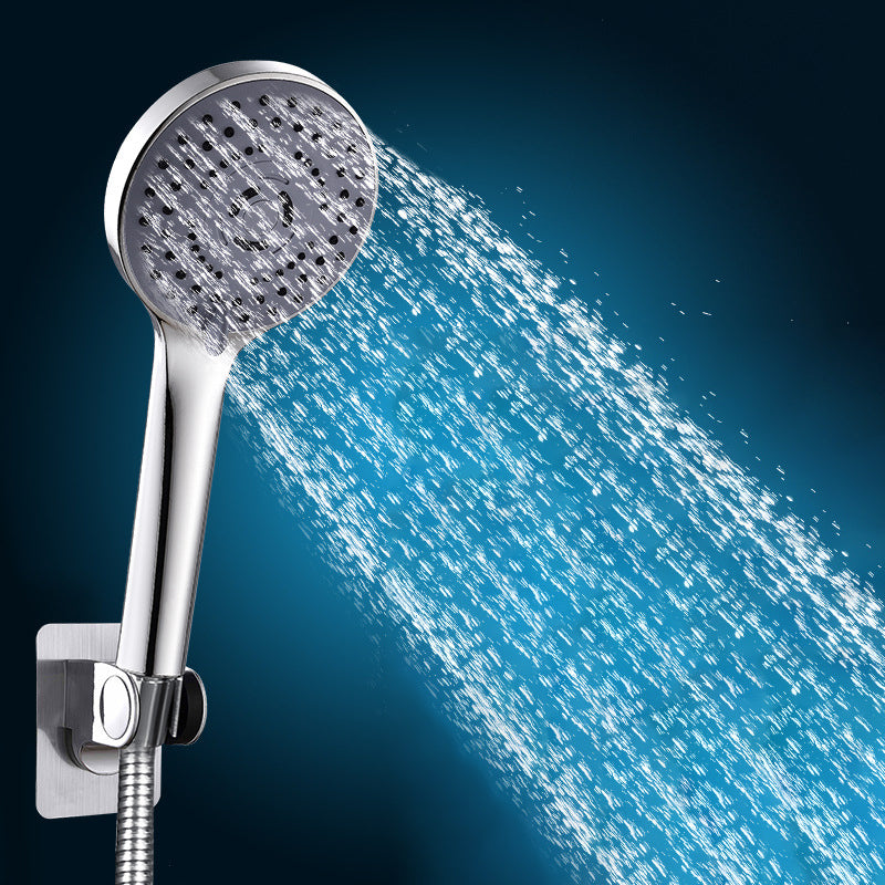 Round Shower Head Plastic Shower Head with Adjustable Spray Pattern