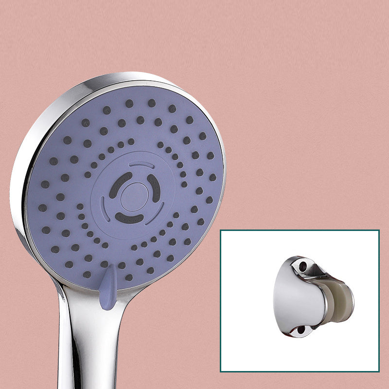 Round Shower Head Plastic Shower Head with Adjustable Spray Pattern