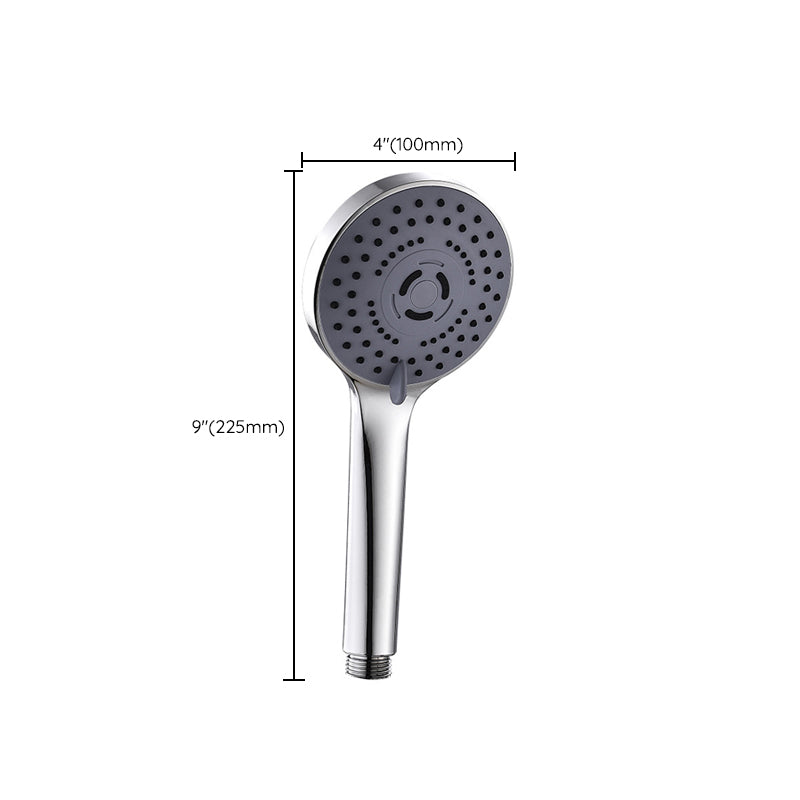 Round Shower Head Plastic Shower Head with Adjustable Spray Pattern