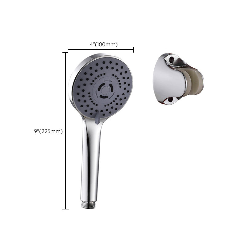 Round Shower Head Plastic Shower Head with Adjustable Spray Pattern