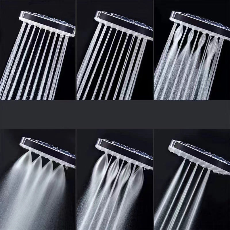 Classic Handheld Shower Head Standard Round Shower Heads in Silver