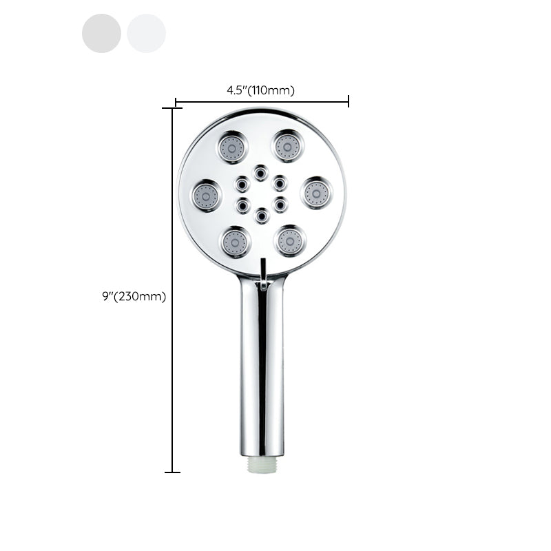 Contemporary Shower Head Plastic Shower Head with Adjustable Water Flow