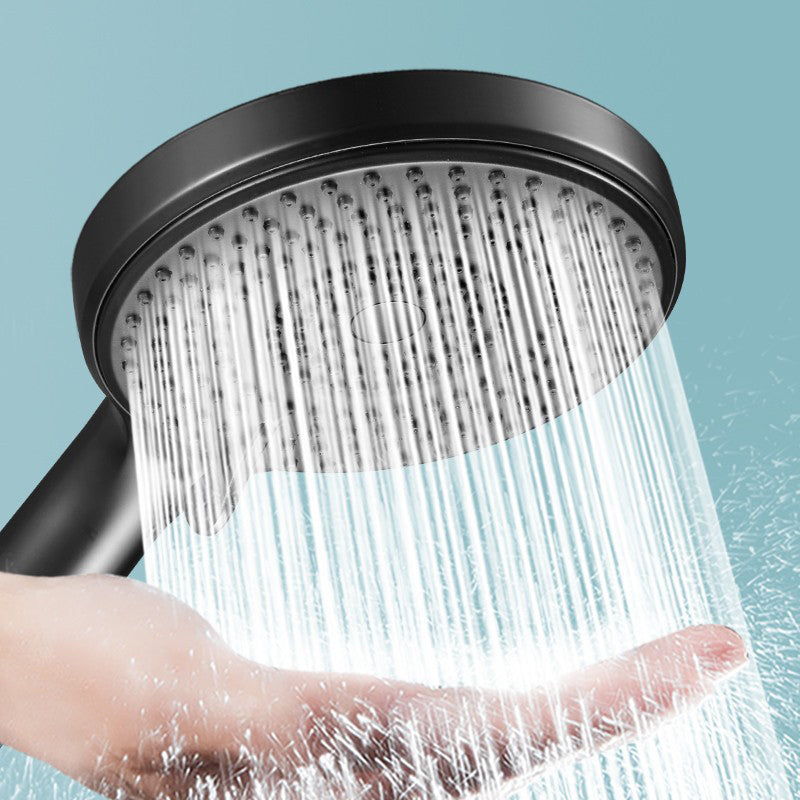 Round Shower Head Plastic Handheld Shower Head with Adjustable Spray Pattern