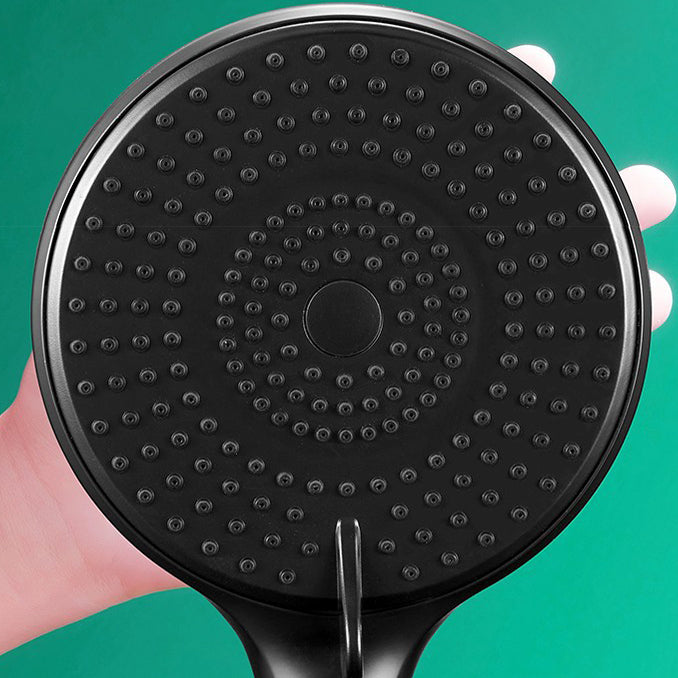 Round Shower Head Plastic Handheld Shower Head with Adjustable Spray Pattern