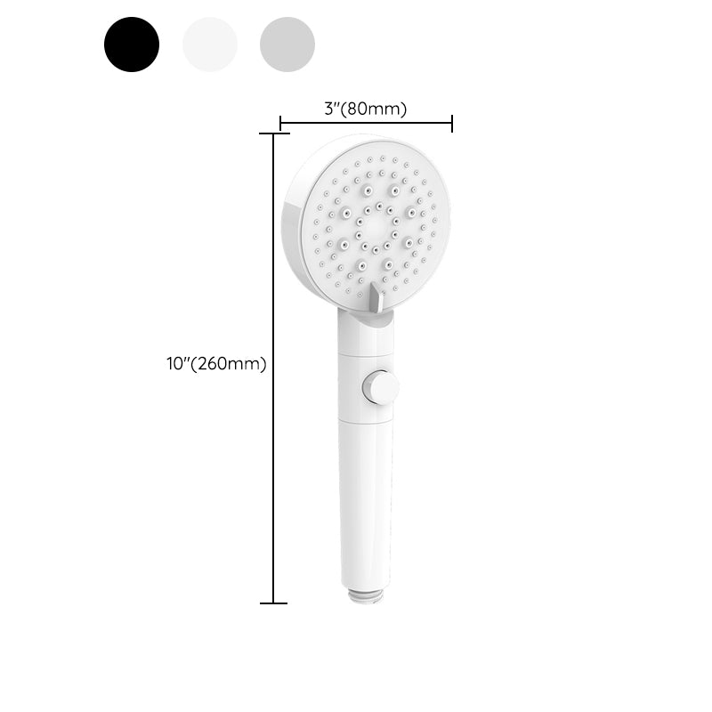 Modern Handheld Supercharged Shower Head Round Turbo Spray Head