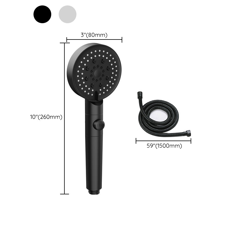 Modern Handheld Supercharged Shower Head Round Turbo Spray Head