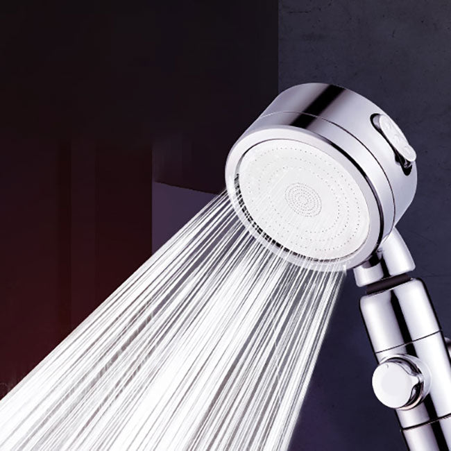 Modern Handheld Supercharged Shower Head Round 3 Setting Spray Head