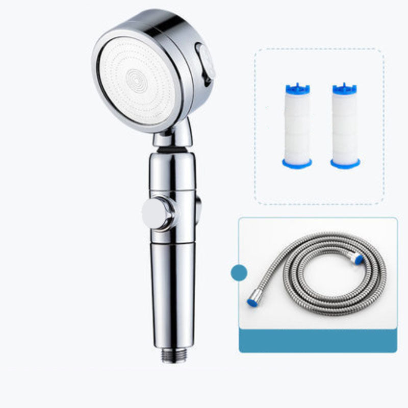 Modern Handheld Supercharged Shower Head Round 3 Setting Spray Head