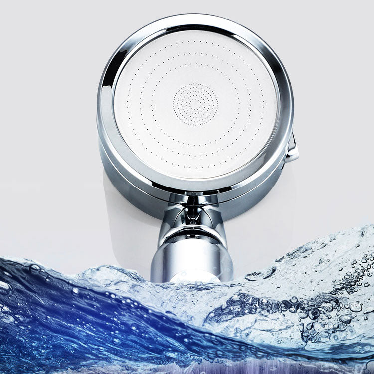 Modern Handheld Supercharged Shower Head Round 3 Setting Spray Head