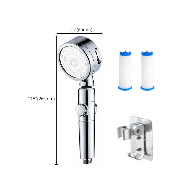 Modern Handheld Supercharged Shower Head Round 3 Setting Spray Head