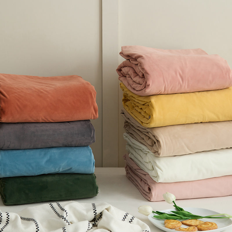 Non-Pilling Fitted Sheet Solid Color Fade Resistant Polyester Fitted Sheet