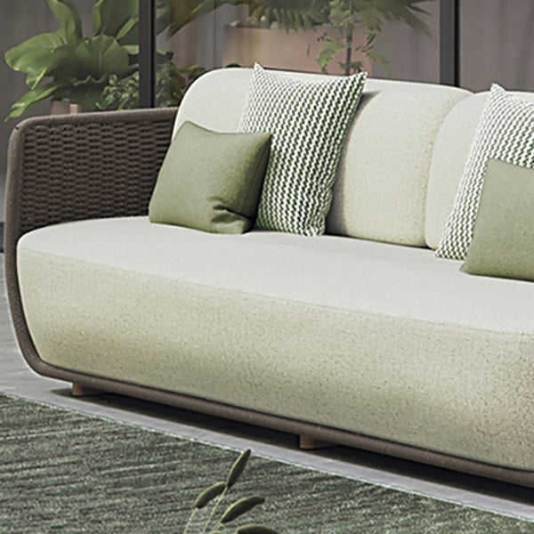 Rattan Patio Sofa Contemporary Minimalist Villa Outdoor Patio Sofa