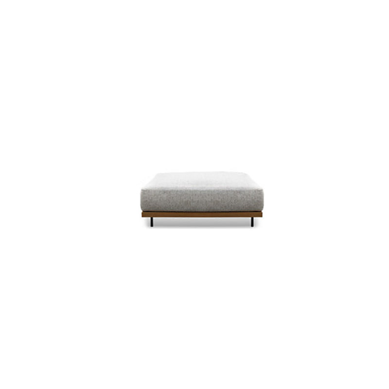 Contemporary Grey Outdoor Loveseat Water Resistant Outdoor Loveseat