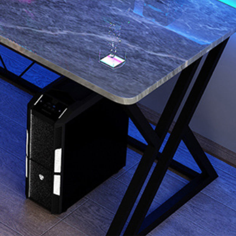 Modern Gaming Desk Stone Sled Base Computer Desk , 23.62-inch Tall