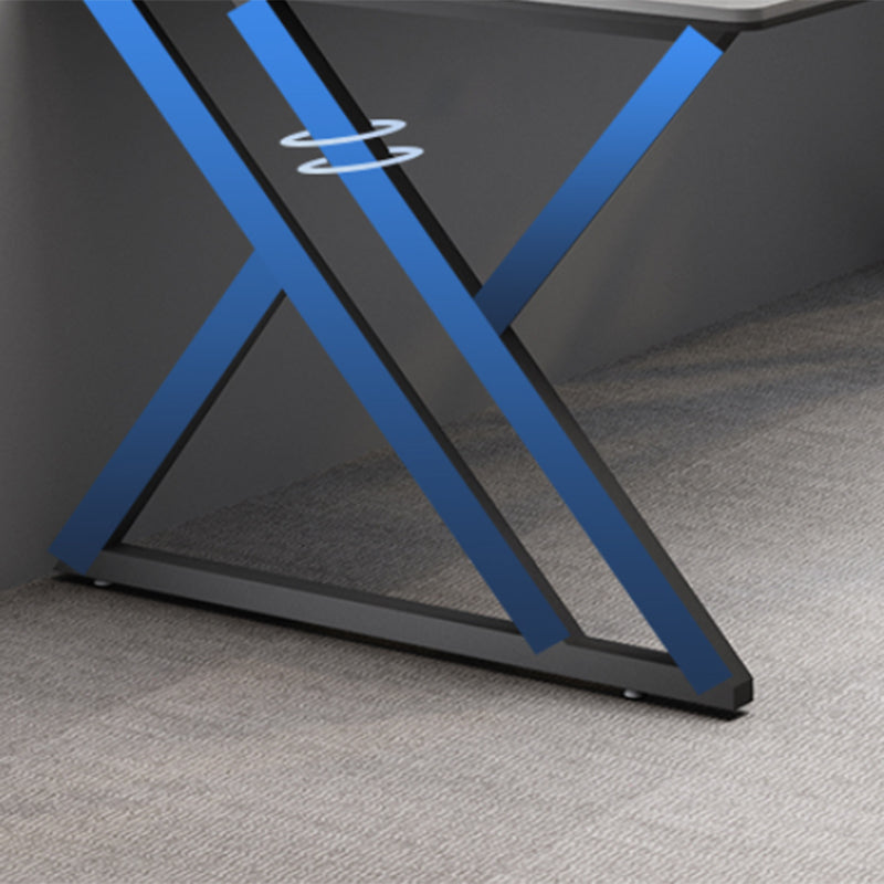 Modern Gaming Desk Stone Sled Base Computer Desk , 23.62-inch Tall